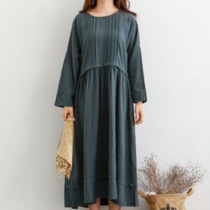 Casual Thicker Cotton Dress